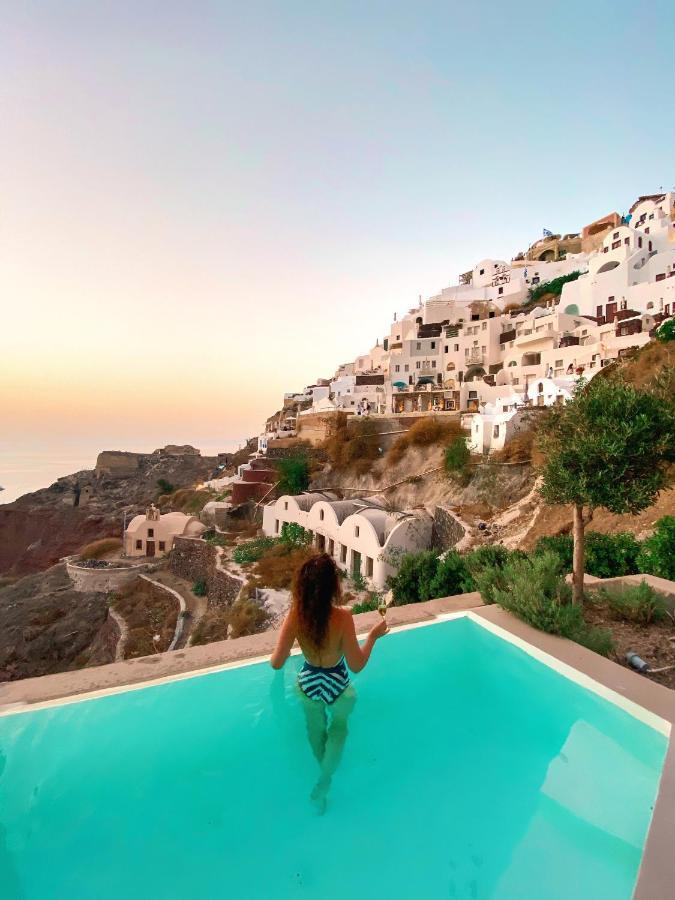Old Castle Oia Villa Bagian luar foto