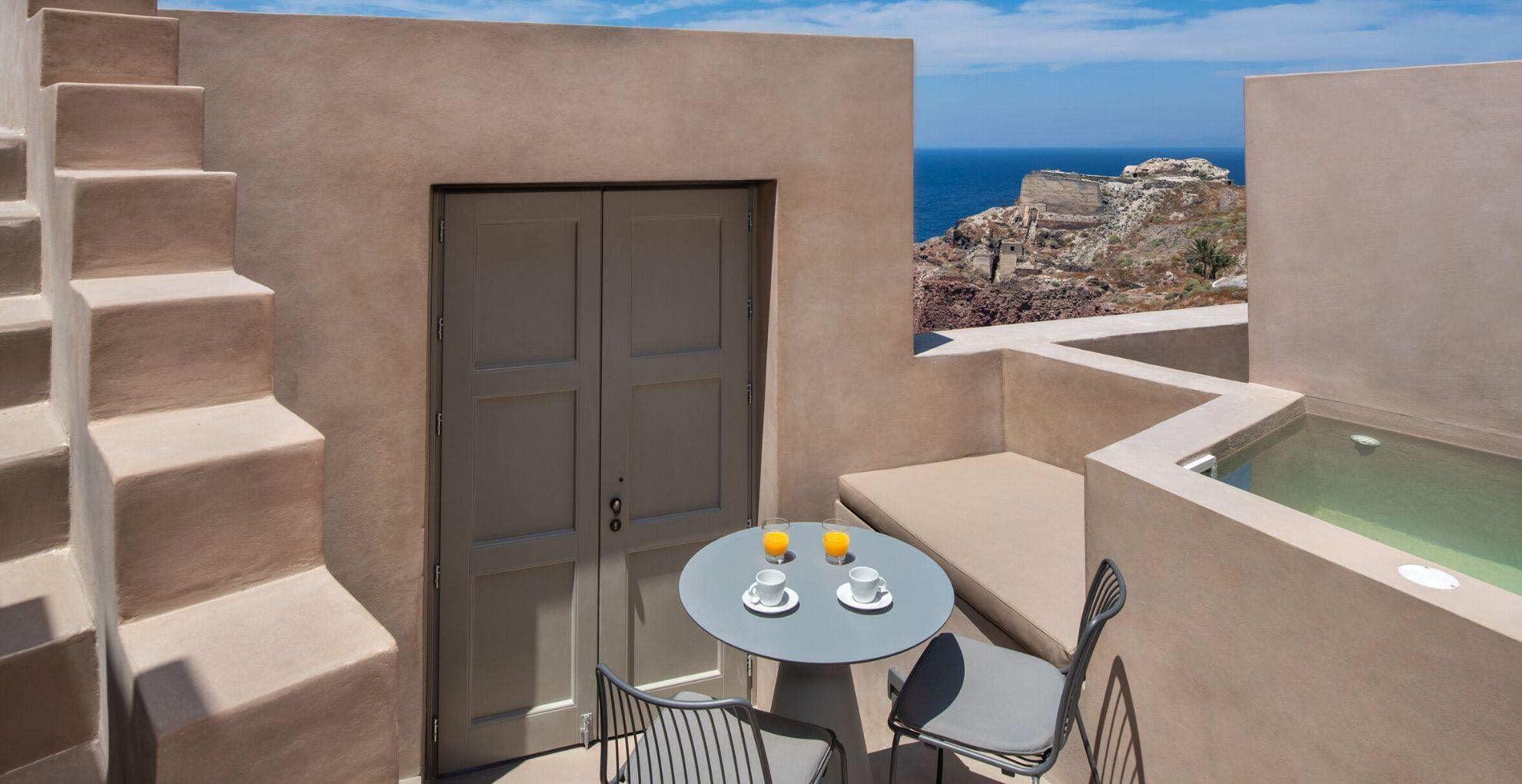 Old Castle Oia Villa Bagian luar foto